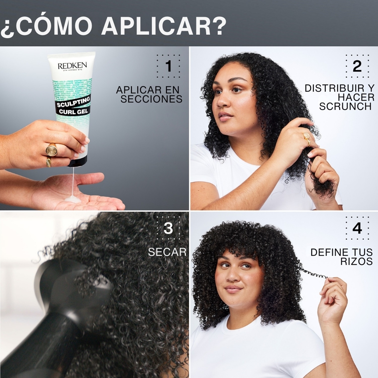 GEL REDKEN SCULPTING CURL PARA DEFINIR Y ESTILIZAR EL CABELLO RIZADO SIN DEJAR SENSACIÓN CRUNCHY NI PEGAJOSA (GEL PARA DEFINIR Y ESTILIZAR)